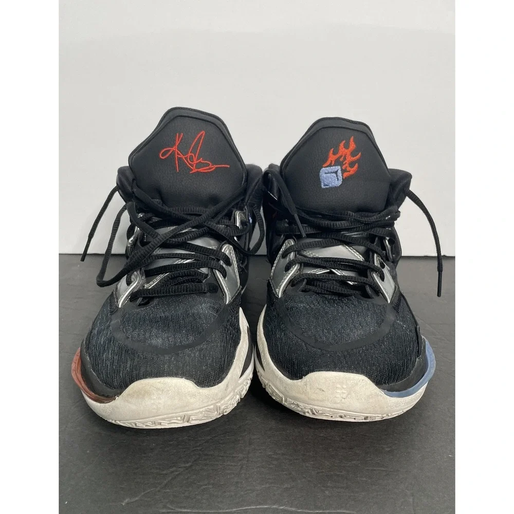 Kyrie Nike Infinity Fire And Ice Black Sneakers Basketball Shoes Mens Size 10 US